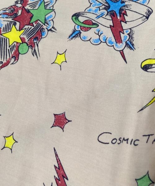 Black Weirdos（ブラック ウィドース）Black Weirdos (ブラック ウィドース) Cosmic Tatoo Aloha Shirts ベージュ サイズ:下記参照の古着・服飾アイテム