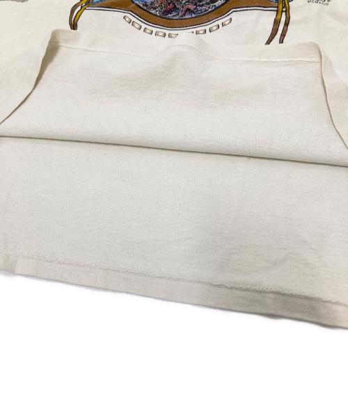 ONEITA（オニータ）ONEITA (オニータ) 90s プリントTシャツ ホワイト サイズ:Lの古着・服飾アイテム