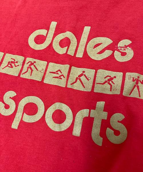 RUSSELL ATHLETIC（ラッセルアスレチック）RUSSELL ATHLETIC (ラッセルアスレチック) 90s リンガーTシャツ ベージュ×レッド サイズ:Mの古着・服飾アイテム