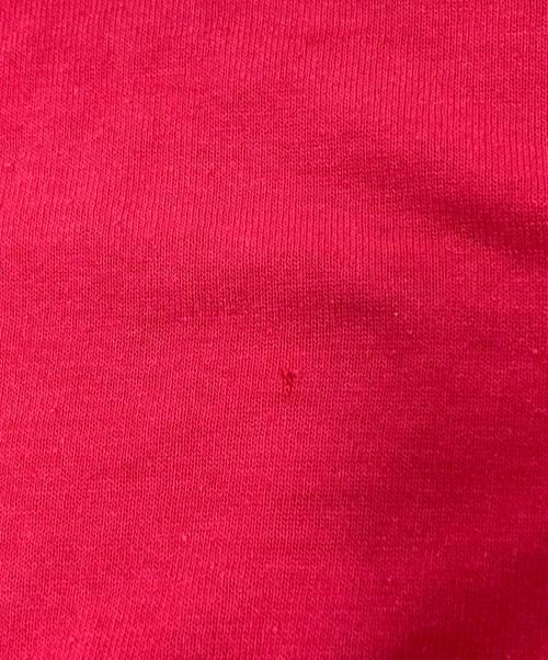 RUSSELL ATHLETIC（ラッセルアスレチック）RUSSELL ATHLETIC (ラッセルアスレチック) 90s リンガーTシャツ ベージュ×レッド サイズ:Mの古着・服飾アイテム