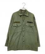 US ARMYユーエスアーミー）の古着「ユーティリティーシャツ」｜グリーン