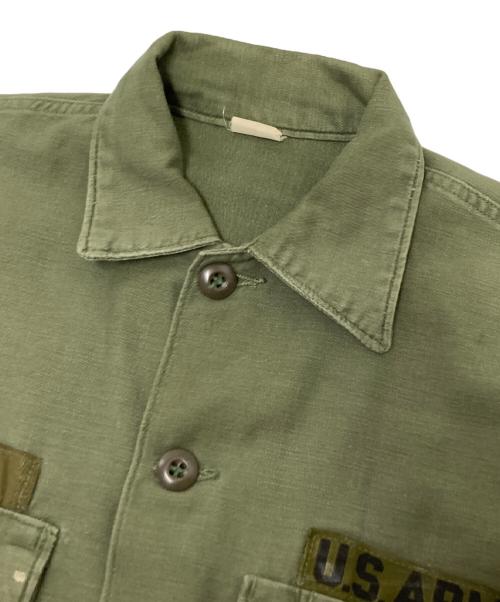 US ARMY（ユーエスアーミー）US ARMY (ユーエスアーミー) ユーティリティーシャツ グリーン サイズ:15 1/2の古着・服飾アイテム
