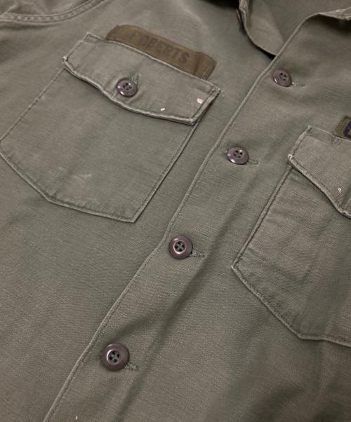 US ARMY（ユーエスアーミー）US ARMY (ユーエスアーミー) ユーティリティーシャツ グリーン サイズ:15 1/2の古着・服飾アイテム