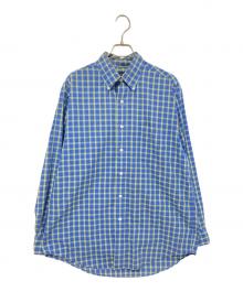 BROOKS BROTHERS（ブルックスブラザーズ）の古着「チェックBDシャツ」｜グリーン×ブルー