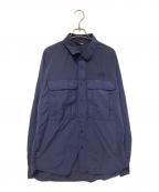 THE NORTH FACEザ ノース フェイス）の古着「ロングスリーブクラッドシャツ」｜ネイビー