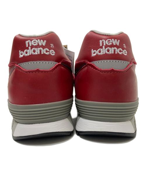 NEW BALANCE（ニューバランス）NEW BALANCE (ニューバランス) ローカットレザースニーカー レッド サイズ:US:8 D 未使用品の古着・服飾アイテム