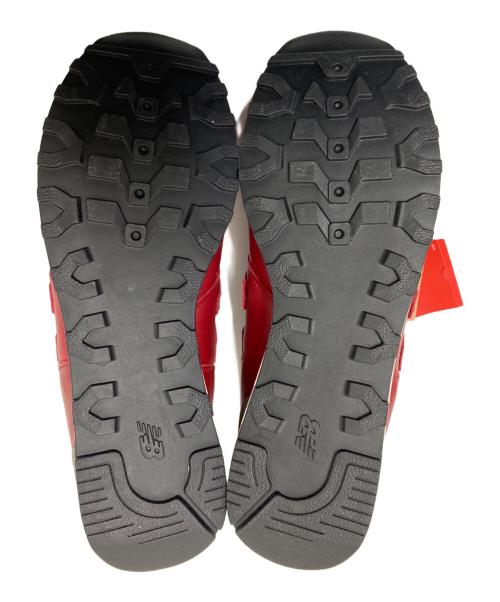 NEW BALANCE（ニューバランス）NEW BALANCE (ニューバランス) ローカットレザースニーカー レッド サイズ:US:8 D 未使用品の古着・服飾アイテム