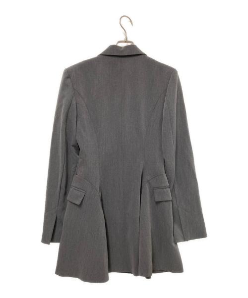 melt the lady（メルトザレディ）melt the lady (メルトザレディ) thick belt jacket onepiece グレー サイズ:Fの古着・服飾アイテム