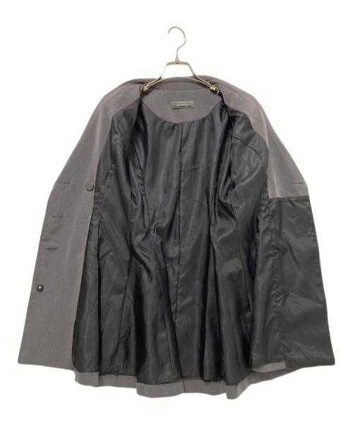 melt the lady（メルトザレディ）melt the lady (メルトザレディ) thick belt jacket onepiece グレー サイズ:Fの古着・服飾アイテム