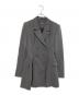 melt the lady（メルトザレディ）の古着「thick belt jacket onepiece」｜グレー