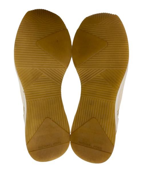 MICHAEL KORS（マイケル・コース）MICHAEL KORS (マイケル・コース) ハイカットスニーカー ベージュ サイズ:6.5Mの古着・服飾アイテム