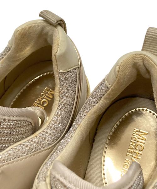 MICHAEL KORS（マイケル・コース）MICHAEL KORS (マイケル・コース) ハイカットスニーカー ベージュ サイズ:6.5Mの古着・服飾アイテム