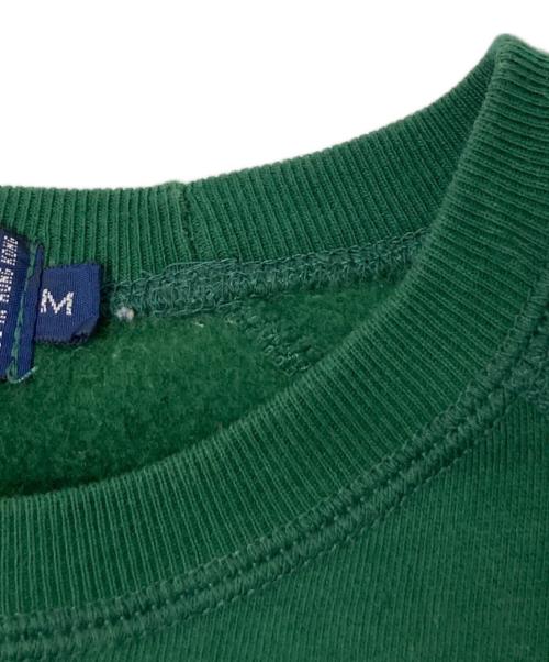POLO RALPH LAUREN（ポロ・ラルフローレン）POLO RALPH LAUREN (ポロ・ラルフローレン) 裏起毛ベアスウェット グリーン サイズ:Mの古着・服飾アイテム