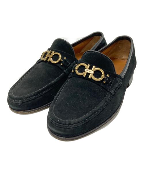 Salvatore Ferragamo（サルヴァトーレ フェラガモ）Salvatore Ferragamo (サルヴァトーレ フェラガモ) ガンチーニビットローファー ブラック サイズ:6 EEの古着・服飾アイテム