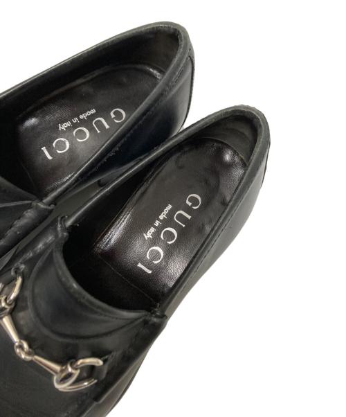 GUCCI（グッチ）GUCCI (グッチ) ホースビットローファー ブラック サイズ:39Eの古着・服飾アイテム