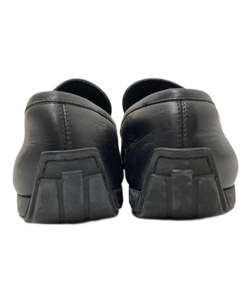 Salvatore Ferragamo（サルヴァトーレ フェラガモ）Salvatore Ferragamo (サルヴァトーレ フェラガモ) シングルモンクレザードライビングローファー ブラック サイズ:6の古着・服飾アイテム