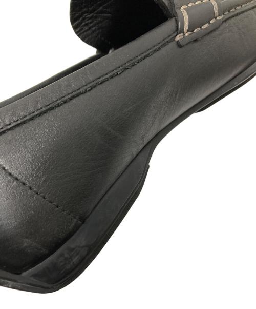 Salvatore Ferragamo（サルヴァトーレ フェラガモ）Salvatore Ferragamo (サルヴァトーレ フェラガモ) シングルモンクレザードライビングローファー ブラック サイズ:6の古着・服飾アイテム