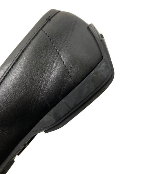 Salvatore Ferragamo（サルヴァトーレ フェラガモ）Salvatore Ferragamo (サルヴァトーレ フェラガモ) シングルモンクレザードライビングローファー ブラック サイズ:6の古着・服飾アイテム