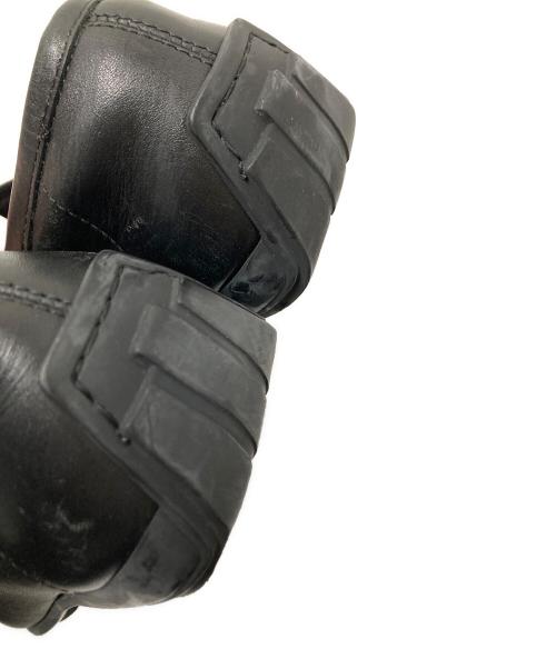 Salvatore Ferragamo（サルヴァトーレ フェラガモ）Salvatore Ferragamo (サルヴァトーレ フェラガモ) シングルモンクレザードライビングローファー ブラック サイズ:6の古着・服飾アイテム