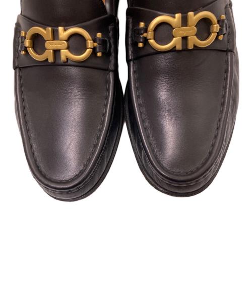 Salvatore Ferragamo（サルヴァトーレ フェラガモ）Salvatore Ferragamo (サルヴァトーレ フェラガモ) ガンチーニビットローファー ブラック サイズ:6 EEの古着・服飾アイテム