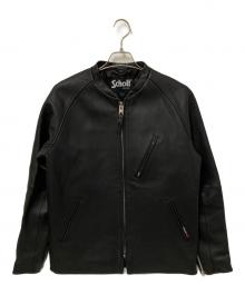 Schott（ショット）の古着「ガレージレザージャケット」｜ブラック