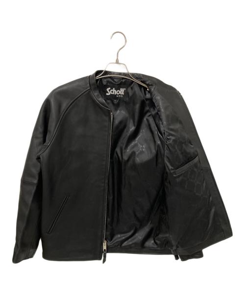 Schott（ショット）Schott (ショット) ガレージレザージャケット ブラック サイズ:Ｌの古着・服飾アイテム