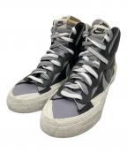 NIKE×sacaiナイキ×サカイ）の古着「BLAZER MID BLACK/WOLF GREY/WHITE」｜ホワイト×ブラック