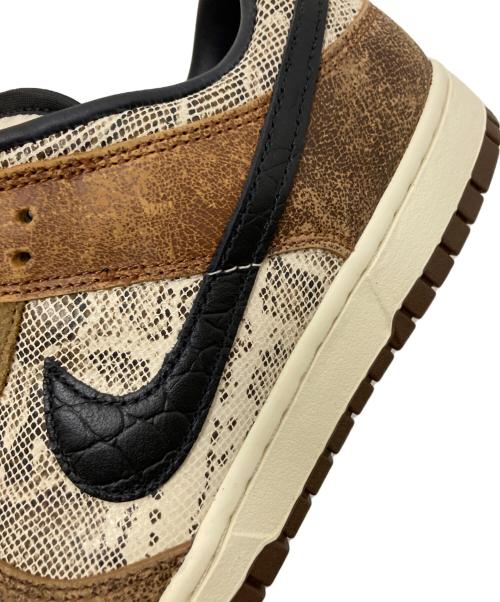 NIKE（ナイキ）NIKE (ナイキ) DUNK LOW PRM Head 2 Head ベージュ×ブラウン サイズ:28.0cmの古着・服飾アイテム