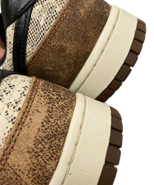 NIKE（ナイキ）NIKE (ナイキ) DUNK LOW PRM Head 2 Head ベージュ×ブラウン サイズ:28.0cmの古着・服飾アイテム