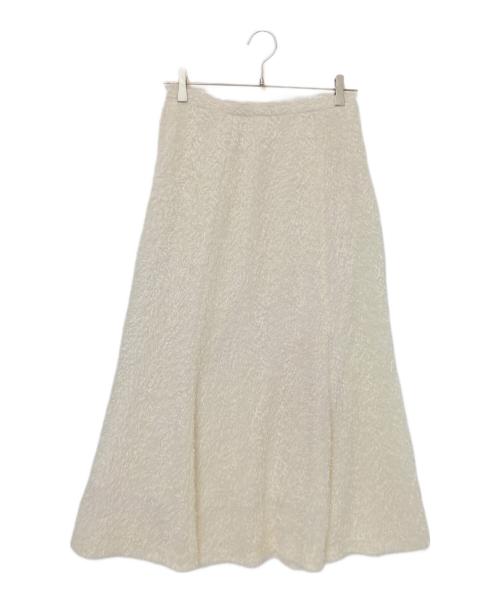 UNTITLED（アンタイトル）UNTITLED (アンタイトル) フェザーマーメイドスカート ベージュ サイズ:2の古着・服飾アイテム
