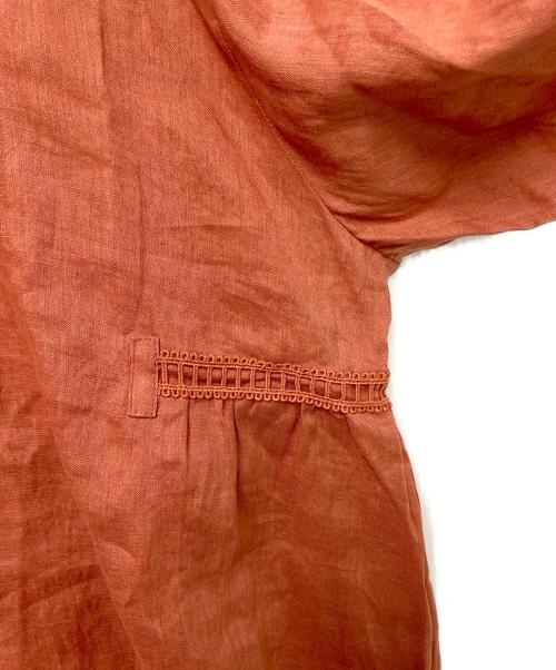 オオカミとフクロウ（オオカミトフクロウ）オオカミとフクロウ (オオカミトフクロウ) オオカミとこもれびのホワイトリリータンディトーカ オレンジ サイズ:FREEの古着・服飾アイテム