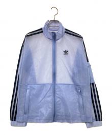 adidas（アディダス）の古着「メッシュトラックトップ」｜ブルー