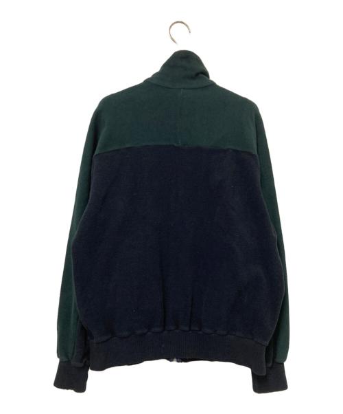 German Army（ドイツ軍）German Army (ドイツ軍) 製品染めニットジャケット グリーン×ブラック サイズ:46の古着・服飾アイテム