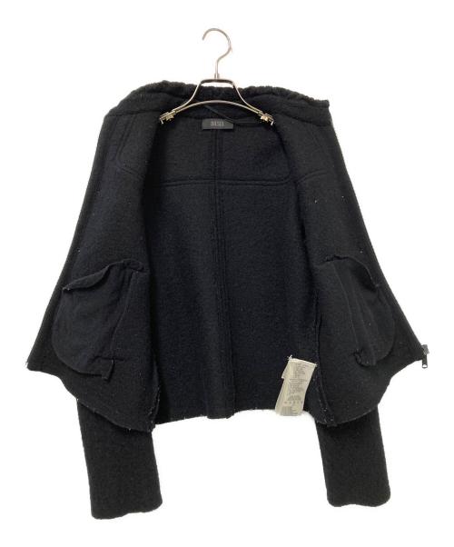 DIESEL（ディーゼル）DIESEL (ディーゼル) ウールダッフルジャケット ブラック サイズ:Sの古着・服飾アイテム