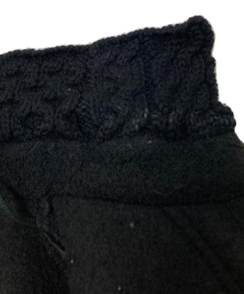 DIESEL（ディーゼル）DIESEL (ディーゼル) ウールダッフルジャケット ブラック サイズ:Sの古着・服飾アイテム