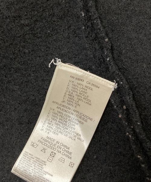 DIESEL（ディーゼル）DIESEL (ディーゼル) ウールダッフルジャケット ブラック サイズ:Sの古着・服飾アイテム