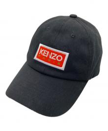 KENZO（ケンゾー）の古着「ボックスロゴキャップ」｜ブラック