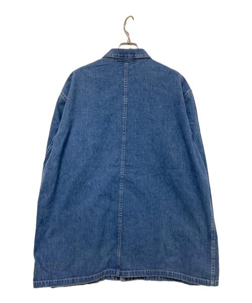 UNITED ARROWS & SONS（ユナイテッドアローズ アンド サンズ）UNITED ARROWS & SONS (ユナイテッドアローズ アンド サンズ) DENIM CHORE COAT インディゴ サイズ:Lの古着・服飾アイテム