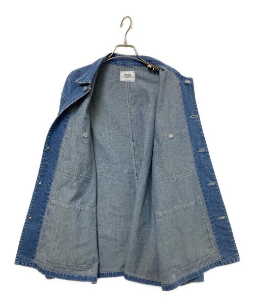 UNITED ARROWS & SONS（ユナイテッドアローズ アンド サンズ）UNITED ARROWS & SONS (ユナイテッドアローズ アンド サンズ) DENIM CHORE COAT インディゴ サイズ:Lの古着・服飾アイテム