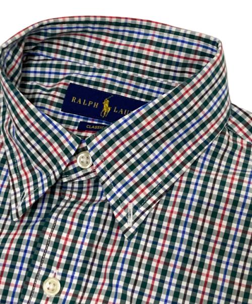 RALPH LAUREN（ラルフローレン）RALPH LAUREN (ラルフローレン) チェックシャツ グリーン サイズ:Sの古着・服飾アイテム