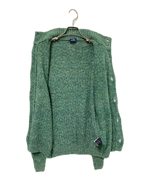 Drumohr（ドルモア）Drumohr (ドルモア) コットンリネンハイネックカーディガン グリーン サイズ:46の古着・服飾アイテム