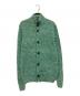 Drumohr（ドルモア）の古着「コットンリネンハイネックカーディガン」｜グリーン