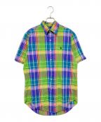 POLO RALPH LAURENポロ・ラルフローレン）の古着「チェックBDシャツ」｜ブルー×グリーン