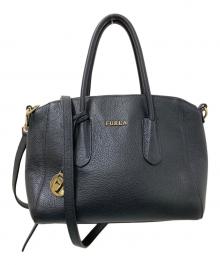 FURLA（フルラ）の古着「テッサ2WAYバッグ」｜ネイビー