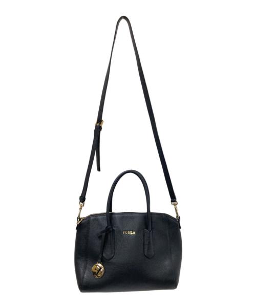 FURLA（フルラ）FURLA (フルラ) テッサ2WAYバッグ ネイビー サイズ:下記参照の古着・服飾アイテム