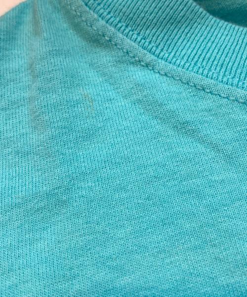 stussy（ステューシー）stussy (ステューシー) 90‘SプリントTシャツ ブルー サイズ:Mの古着・服飾アイテム