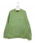 Acne studios（アクネ ストゥディオズ）の古着「フェイスパッチクルーネックスウェット」｜グリーン