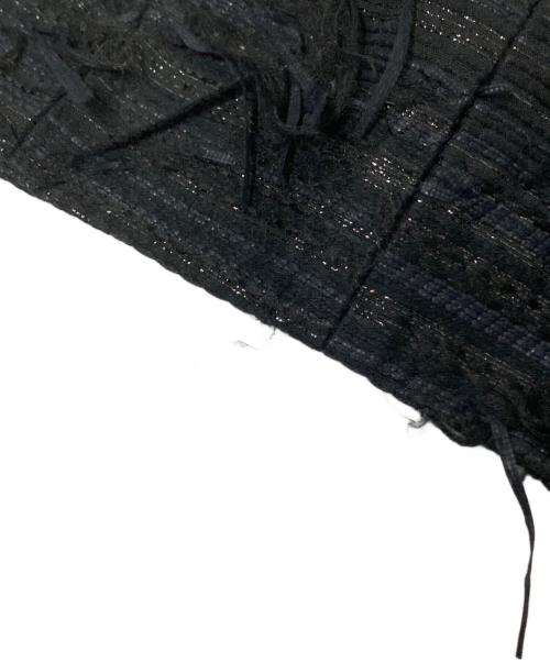 MAISON SPECIAL（メゾンスペシャル）MAISON SPECIAL (メゾンスペシャル) サイドスリット フリンジ ビスチェ ブラック サイズ:Fの古着・服飾アイテム