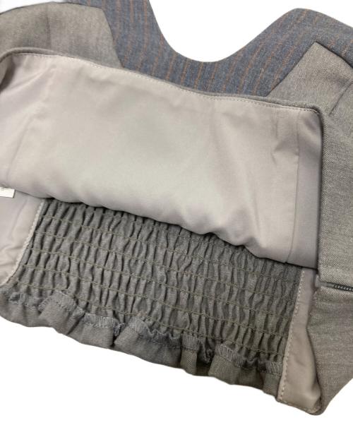 Ameri（アメリ）Ameri (アメリ) WAVE LINE SHORT BUSTIER グレー サイズ:Sの古着・服飾アイテム