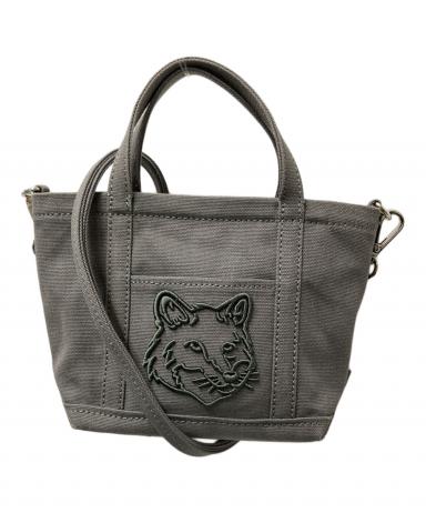 中古・古着通販】maison kitsune (メゾンキツネ) FOX HEAD MINI TOTE